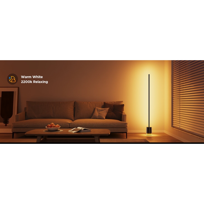 Govee - LED Торшер з регулюванням яскравості Smart MATTER LED RGBICWW 2200-6500K Wi-Fi + пульт дистанційного керування
