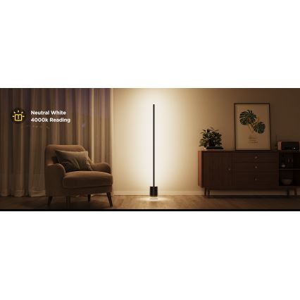Govee - LED Торшер з регулюванням яскравості Smart MATTER LED RGBICWW 2200-6500K Wi-Fi + пульт дистанційного керування