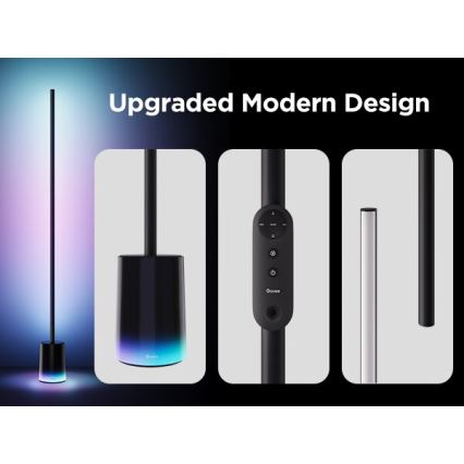 Govee - LED Торшер з регулюванням яскравості Smart MATTER LED RGBICWW 2200-6500K Wi-Fi + пульт дистанційного керування