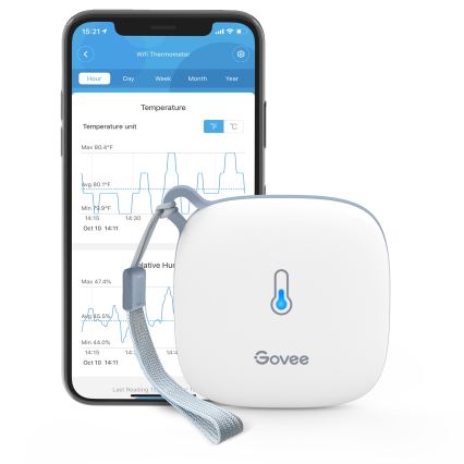 Govee - Термометр та гігрометр 3xAAA Wi-Fi