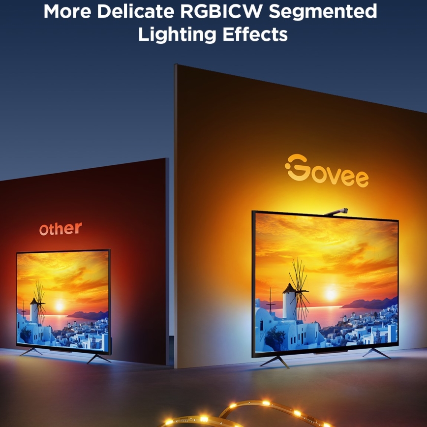 Govee - TV Backlight 3 Lite TV 40-50" SMART LED Підсвітка RGBICW Wi-Fi IP67 + ДК