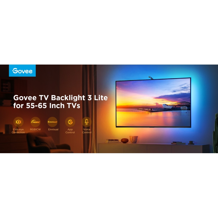 Govee - TV Backlight 3 Lite TV 40-50" SMART LED Підсвітка RGBICW Wi-Fi IP67 + ДК