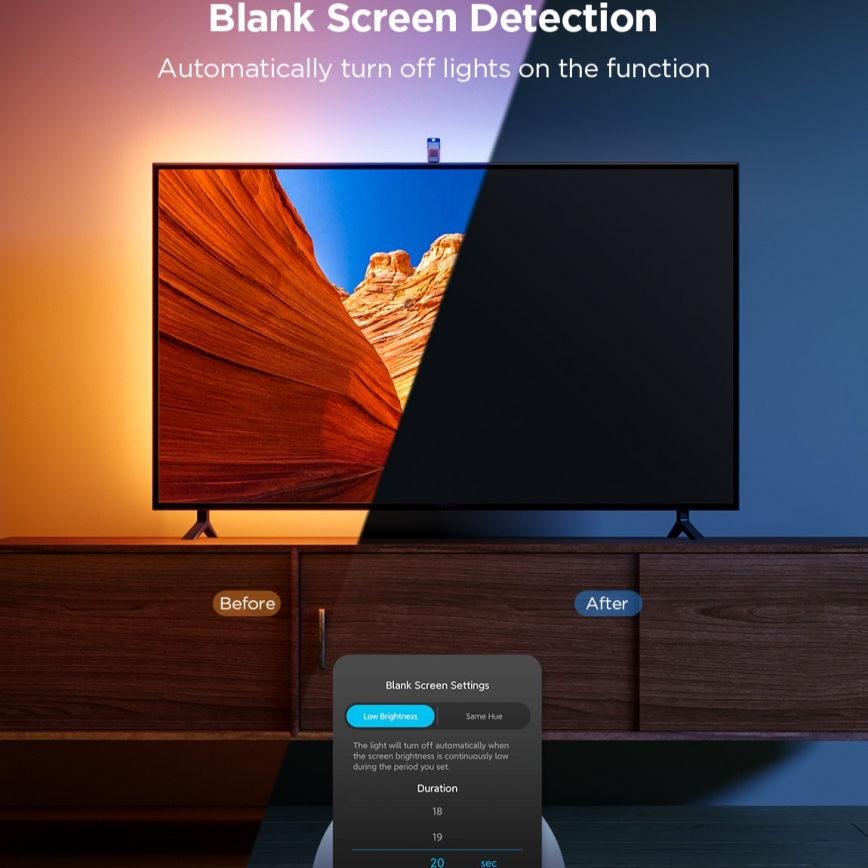 Govee - TV Backlight 3 Lite TV 40-50" SMART LED Підсвітка RGBICW Wi-Fi IP67 + ДК