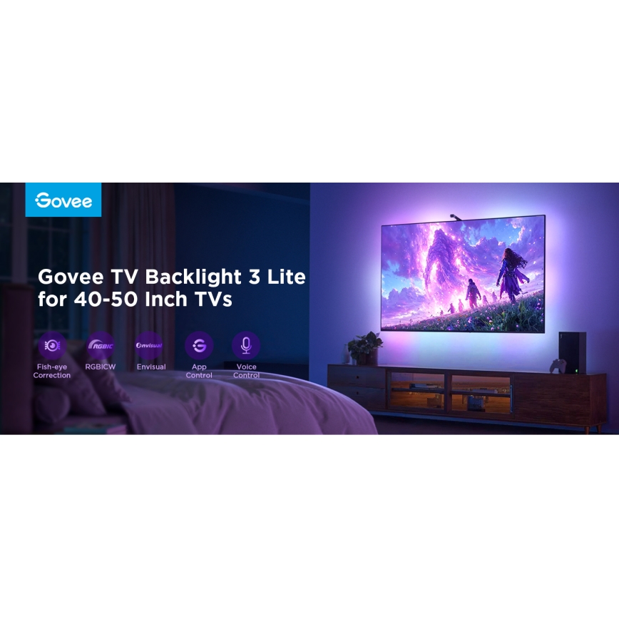 Govee - TV Backlight 3 Lite TV 40-50" SMART LED Підсвітка RGBICW Wi-Fi IP67 + ДК