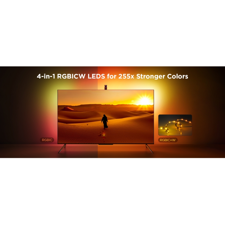 Govee - TV Backlight 3 Lite TV 55-65" SMART LED підсвітка RGBICW Wi-Fi IP67 + пульт дистанційного керування