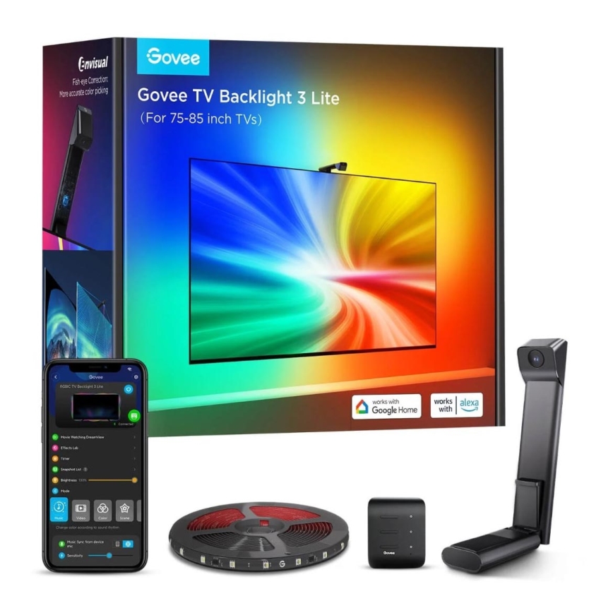 Govee - TV Backlight 3 Lite TV 75-85" SMART LED підсвітка RGBICW Wi-Fi IP67