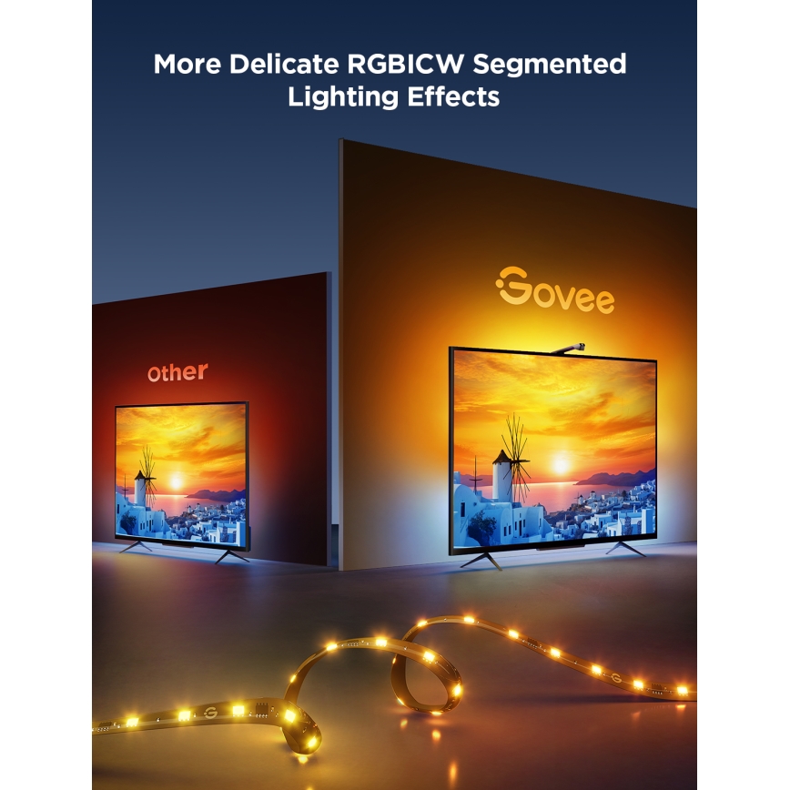 Govee - TV Backlight 3 Lite TV 75-85" SMART LED підсвітка RGBICW Wi-Fi IP67