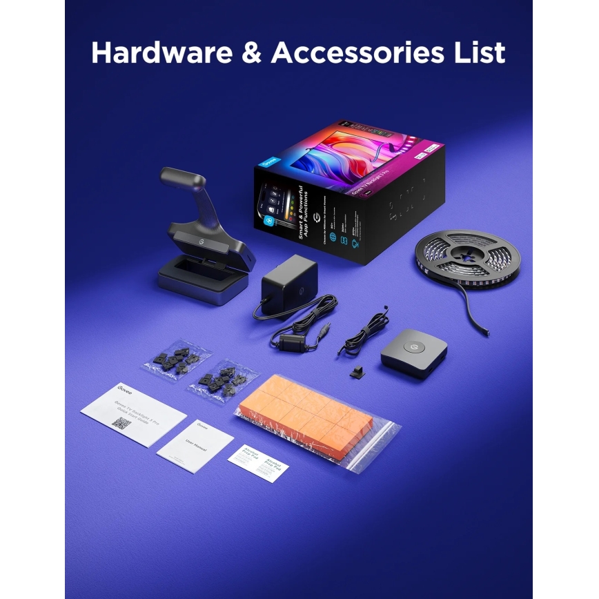 Govee - TV Backlight 3 Pro 55-65 умная RGBIC LED-подсветка с Wi-Fi