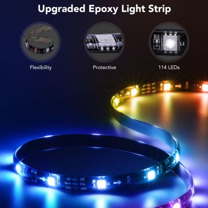 Govee - Умная LED-подсветка для телевизоров 55-65 RGBIC с Wi-Fi