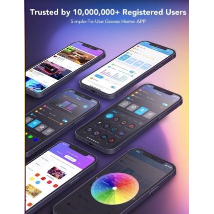 Govee - Умная светодиодная лента Wi-Fi RGBIC PRO Smart 10 м