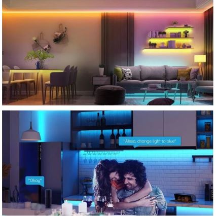 Govee - Wi-Fi RGB Smart Светодиодная лента 5 м