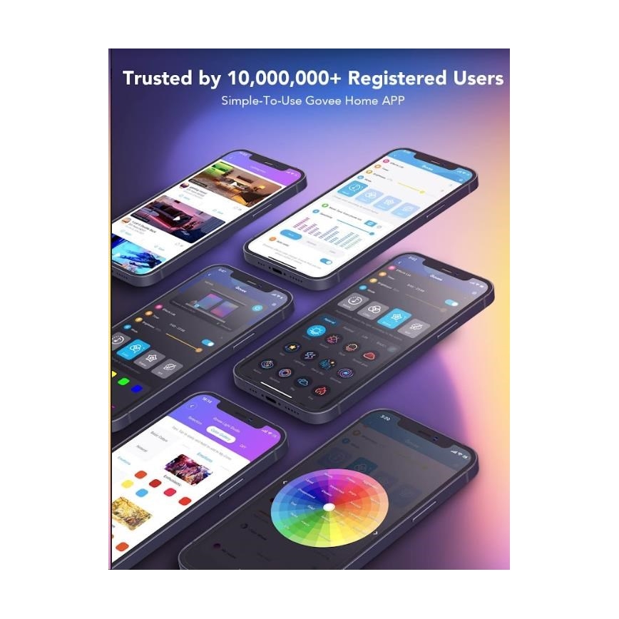 Govee - Wi-Fi RGBIC Smart PRO Світлодіодна стрічка 5м