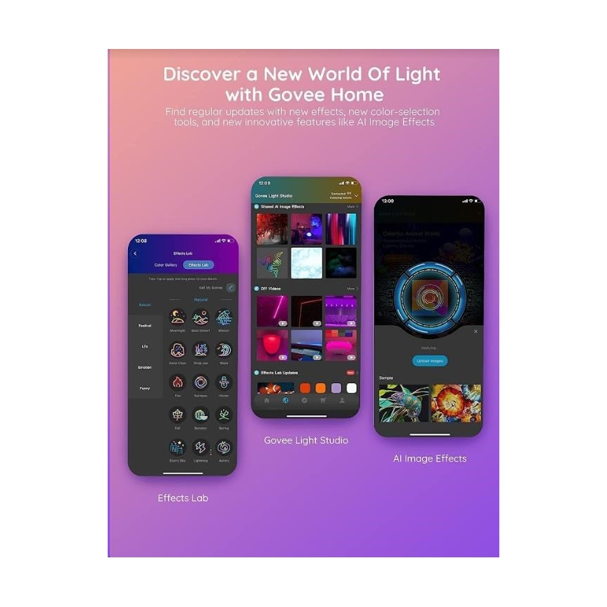 Govee - Wi-Fi RGBIC Smart PRO Світлодіодна стрічка 5м