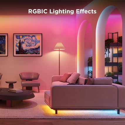 Govee - Wi-Fi RGBICW Smart PRO Светодиодная лента 5 м MATTER  - сверхпрочный