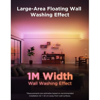 Govee — підвісна LED-стрічка RGBICWW, 36W/24V, 4 m, Skyline Matter, Wi‑Fi