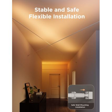 Govee — підвісна LED-стрічка RGBICWW, 36W/24V, 4 m, Skyline Matter, Wi‑Fi