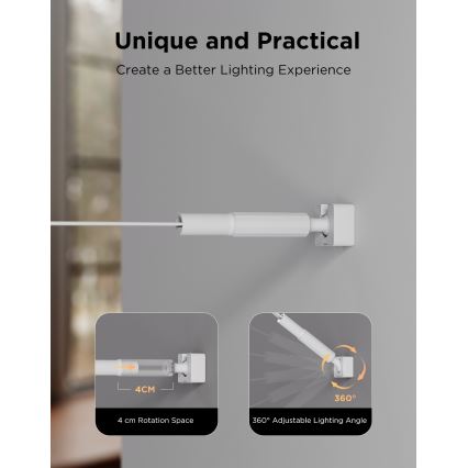 Govee — підвісна LED-стрічка RGBICWW, 36W/24V, 4 m, Skyline Matter, Wi‑Fi