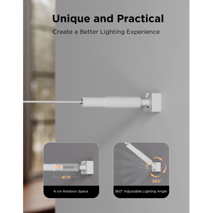 Govee — підвісна LED-стрічка RGBICWW, 36W/24V, 4 m, Skyline Matter, Wi‑Fi