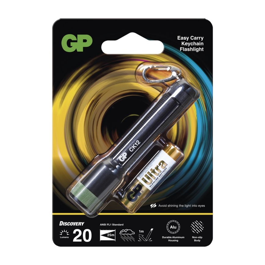 GP LED ліхтар DISCOVERY CK12 LED/1xAAA