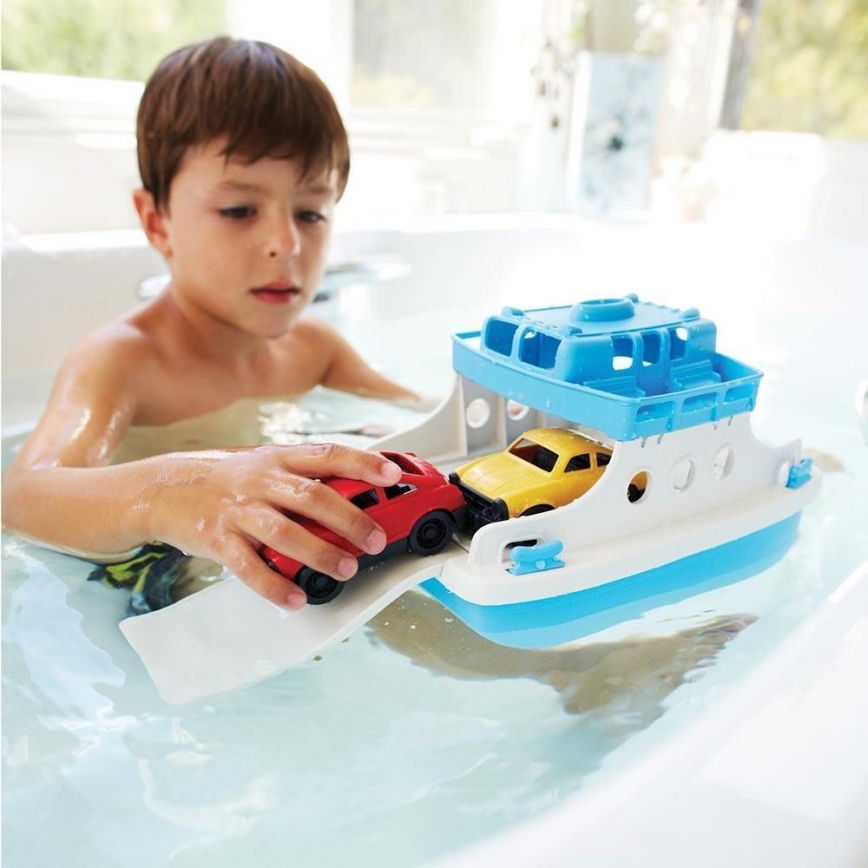 Green Toys - Ferry c автомобили белая/синее