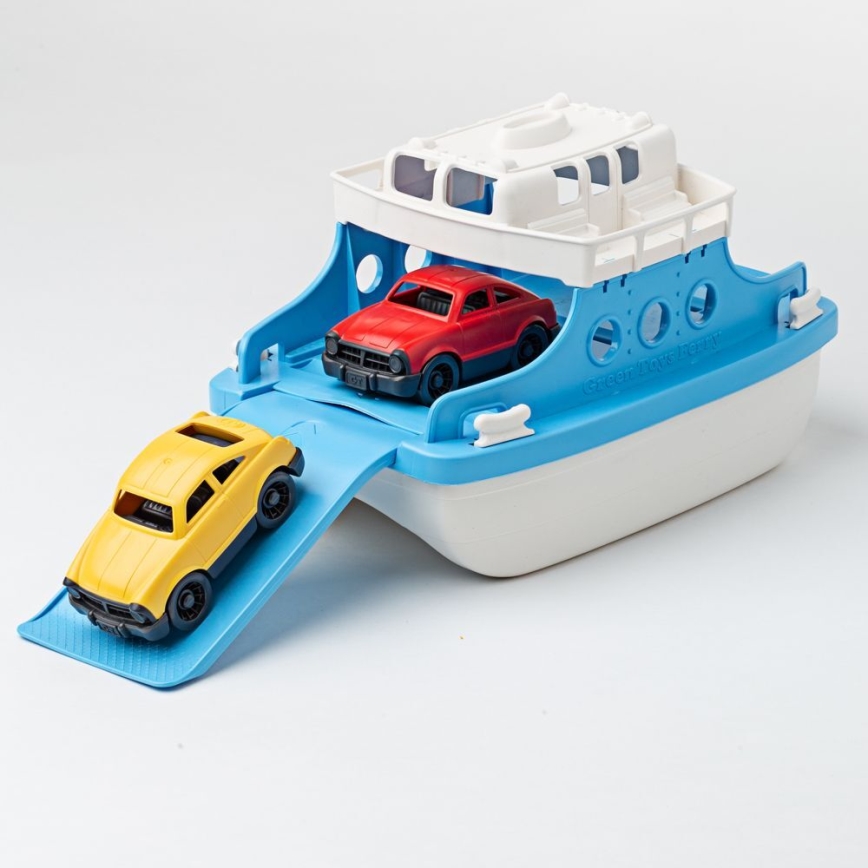 Green Toys - Ferry c автомобили белая/синее