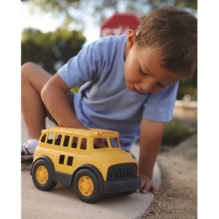 Green Toys - Шкільний автобус жовтий/чорний