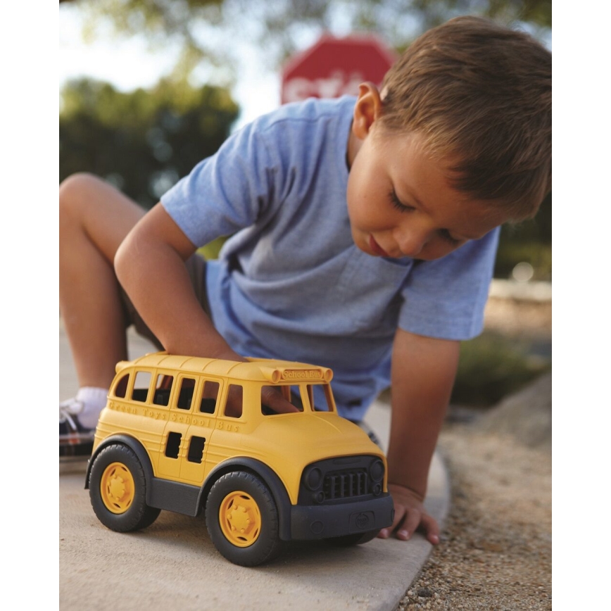 Green Toys - Шкільний автобус жовтий/чорний
