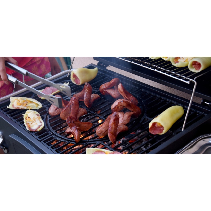 Гриль на углях черный