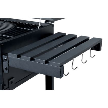 Гриль на углях черный