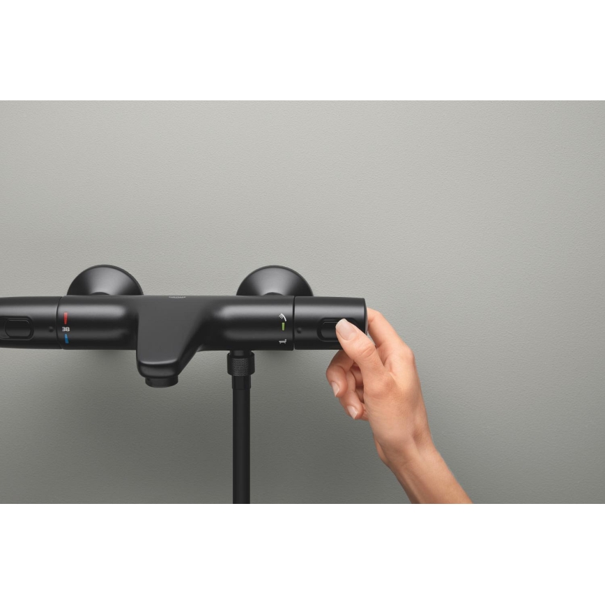 GROHE 1022162432 - Термостатический смеситель для ванны PRECISION TREND DN 15 чёрный