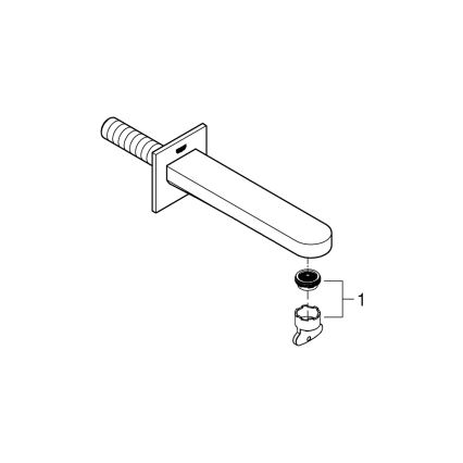 GROHE 13404003 - Слив для ванны PLUS 168 мм полированный хром