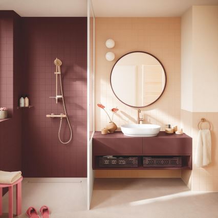 GROHE 134866DL00 - Душовий комплект VITALIO JOY+ 120 мм мідний