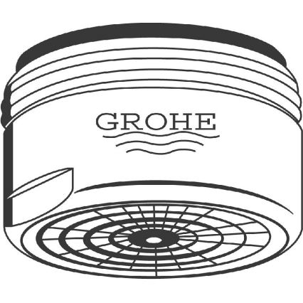 GROHE 13929000 - Аератор M 24 × 1 глянцевий хром