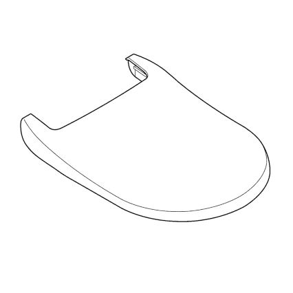 GROHE 14925SH0 - кришка-сидіння для унітазу SENSIA ARENA, дуро-біла