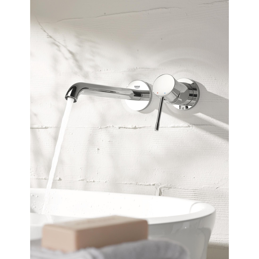 GROHE 19408001 - Смеситель для раковины ESSENCE 183 мм, полированный хром
