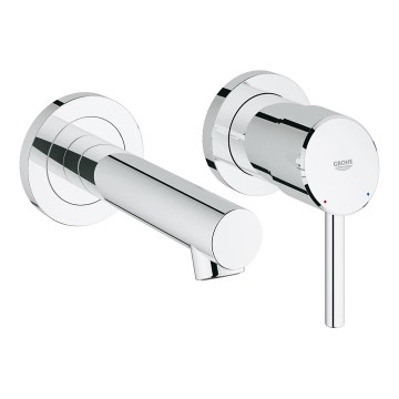 GROHE 19575001 - двухотверстной смеситель для умывальника CONCETTO 147 мм полированный хром