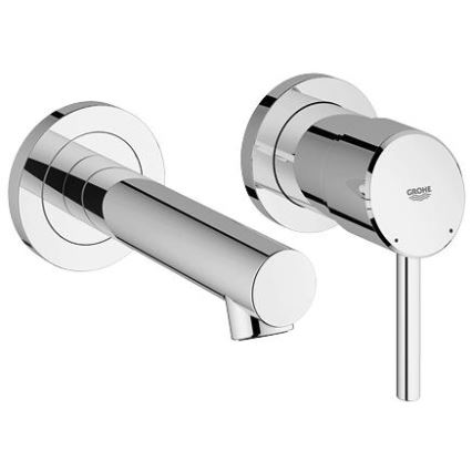 GROHE 19575001 - двухотверстной смеситель для умывальника CONCETTO 147 мм полированный хром