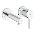 GROHE 19575001 - змішувач для умивальника на два отвори CONCETTO 147 мм глянцевий хром