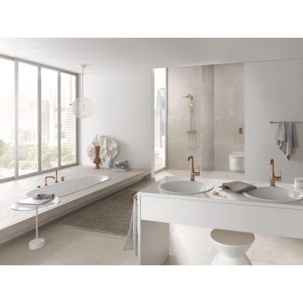 GROHE 19578DL1 - Чотирьохотвірна комбінація для ванни ESSENCE бронзова