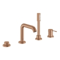 GROHE 19578DL1 - Смеситель для ванны на 4 отверстия ESSENCE, бронзовый