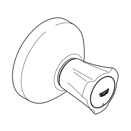 GROHE 19809001 - Верхня частина вбудованого вентиля COSTA L, блискучий хром