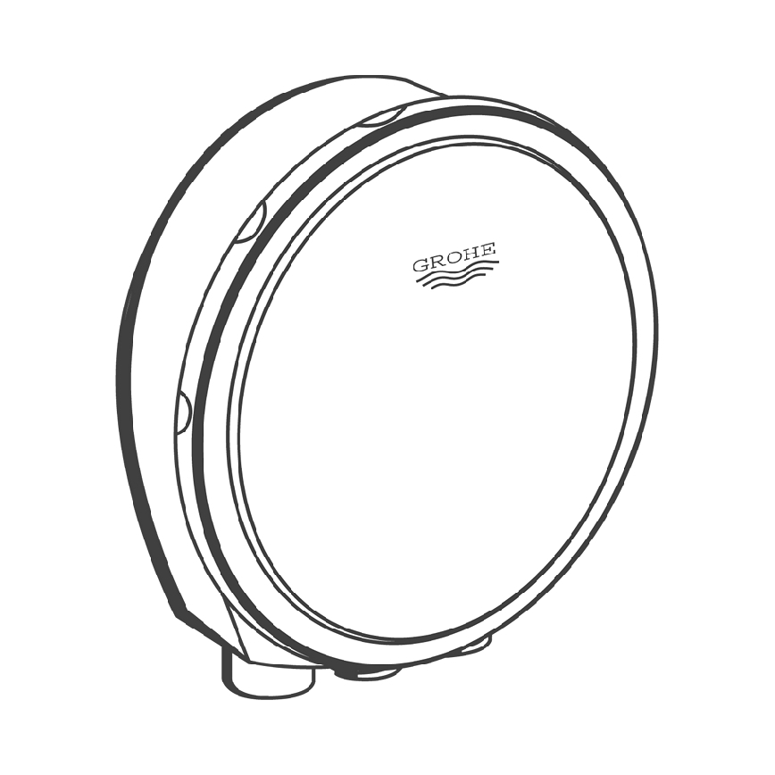 GROHE 19952000-Комплект для наполнения, слива и перелива ванны TALENTOFILL хром