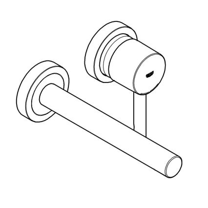 GROHE 19967A01 - Смеситель для раковины ESSENCE 230 мм графит