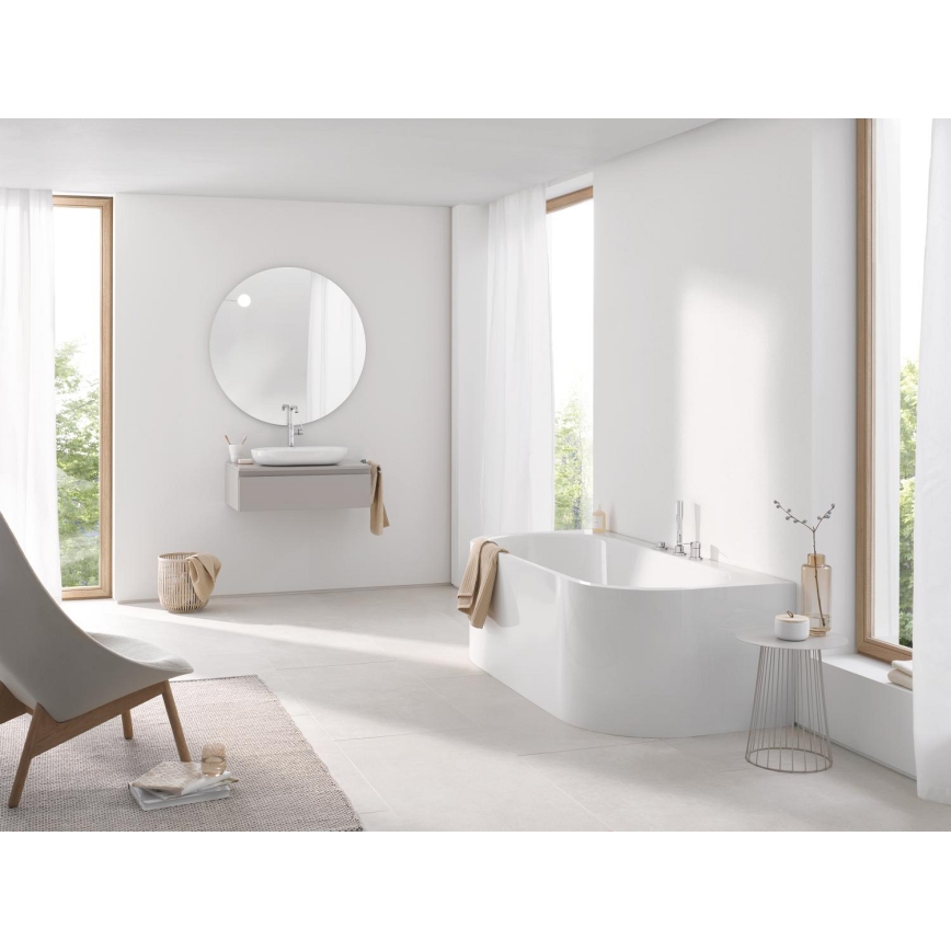 GROHE 19976001 - Комбінований змішувач для ванни на три отвори ESSENCE, блискучий хром