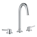 GROHE 20216001 - трёхотверстный смеситель для умывальника CONCETTO DN 15, размер L, хром