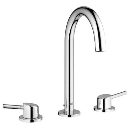 GROHE 20216001 - трёхотверстный смеситель для умывальника CONCETTO DN 15, размер L, хром