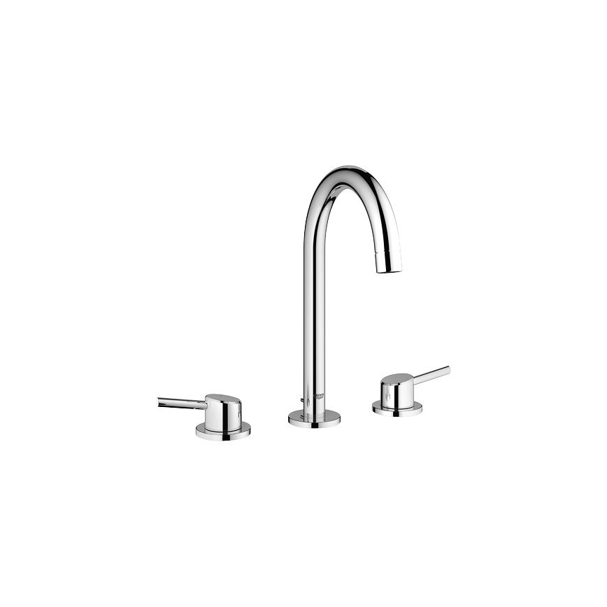 GROHE 20216001 - трёхотверстный смеситель для умывальника CONCETTO DN 15, размер L, хром