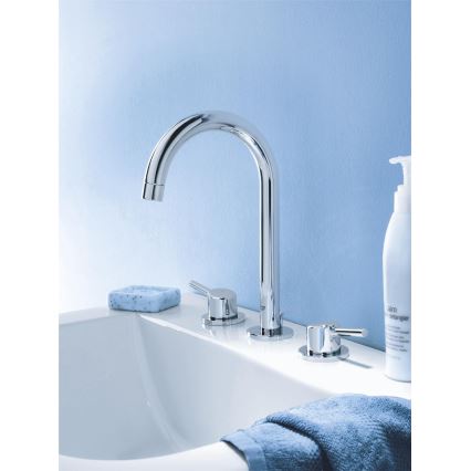 GROHE 20216001 - Змішувач для умивальника на 3 отвори CONCETTO DN 15, розмір L, хром