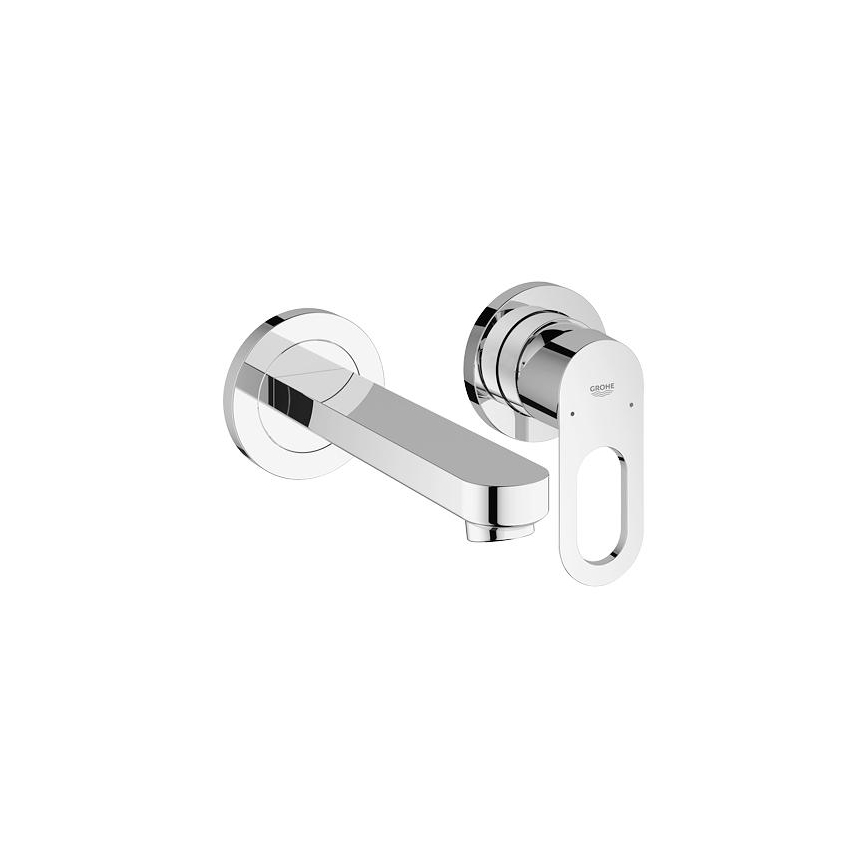 GROHE 20289000 - двухотверстной смеситель для раковины BAULOOP 110 мм, полированный хром