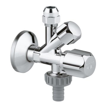 GROHE 22035000 - Комбинированный угловой вентиль UNIVERSAL DN 15 глянцевый хром